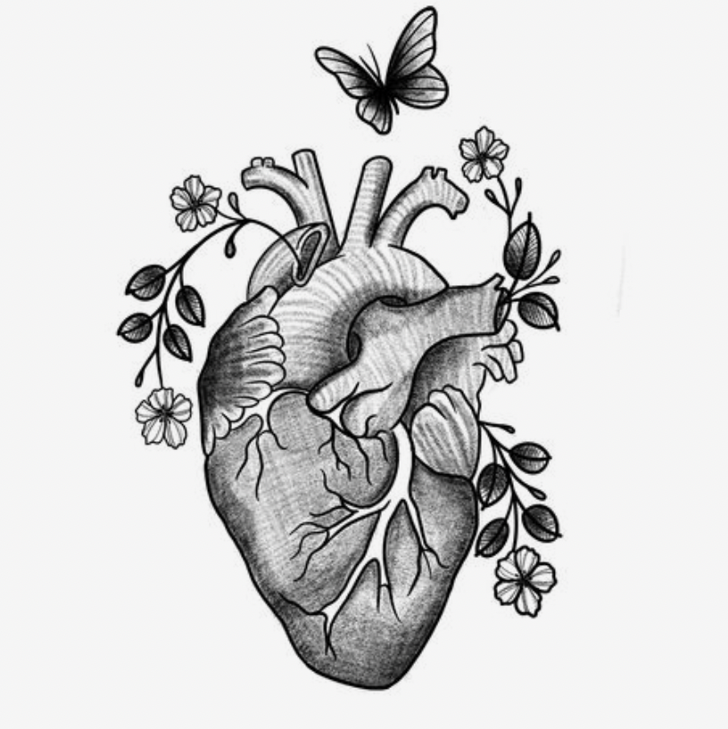 Heart Aesthetic Tattoo Ideas and Inspiration | ColorPalette.wiki